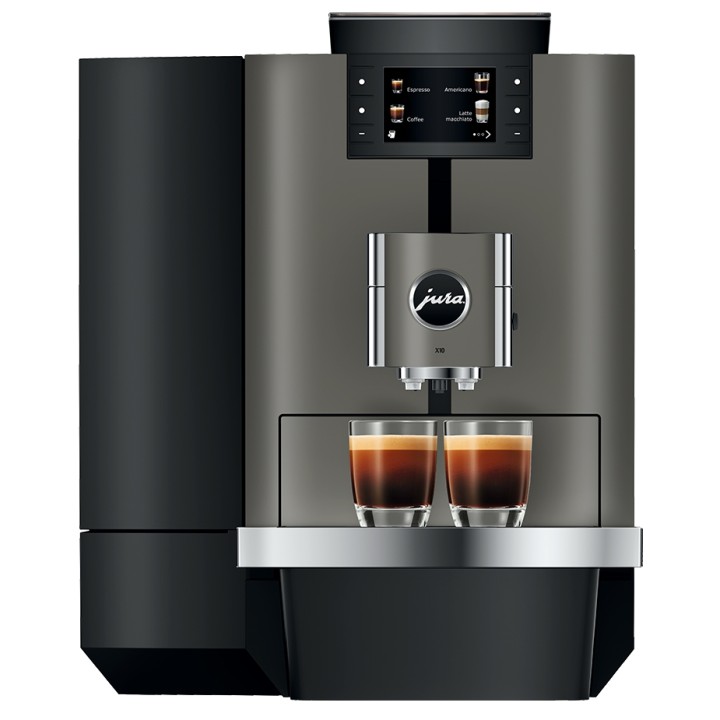Jura X10 (EB) Dark Inox Espressomaskine Inkl. Startpakke