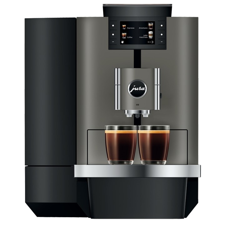 Jura X10 (EB) Dark Inox Espressomaskine Inkl. Startpakke