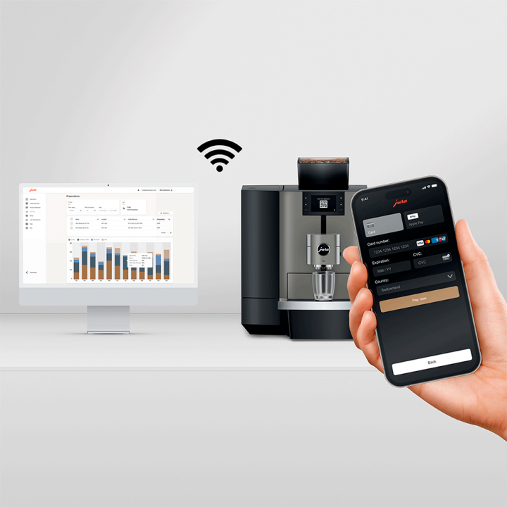 Jura X10c (EA) Dark Inox Espressomaskine Inkl. Startpakke, 1L Cooler, Pleje, Kaffe & Opsætning