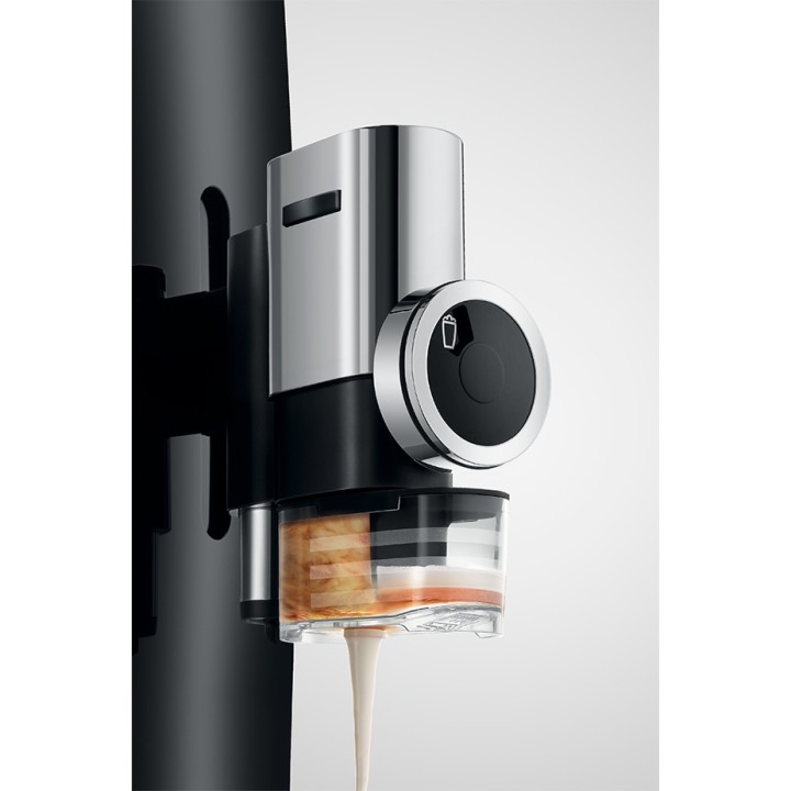 Jura J8 (EA) Piano Black Espressomaskine Inkl. Startpakke, Mælkebeholder, Pleje, Filter & 3kg Rigtig Kaffe Crema Intenso