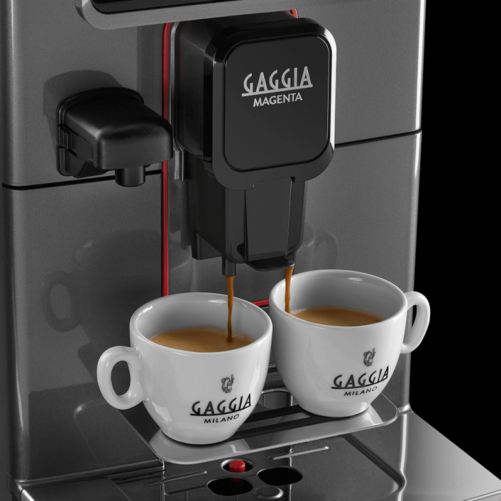 Gaggia Magenta Prestige Glazed Grey Espressomaskine Inkl. 3x400g Rigtig Kaffe & Sirup