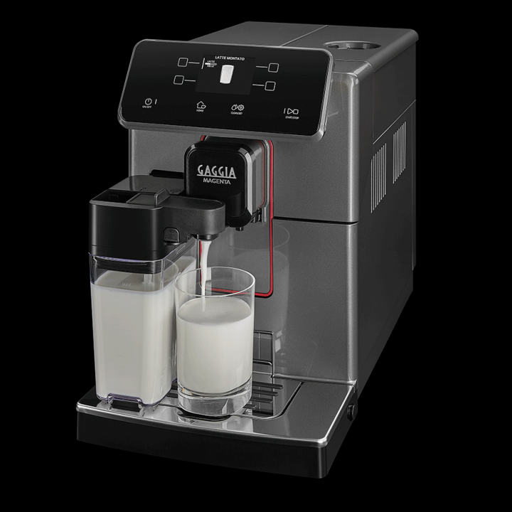 Gaggia Magenta Prestige Glazed Grey Espressomaskine Inkl. 3x400g Rigtig Kaffe & Sirup