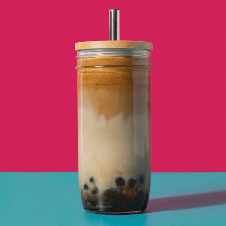 La Cafetiere To Go Glas m. Sugerør 65 cl