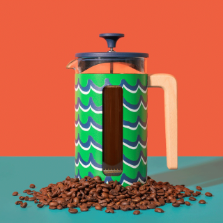 La Cafetière Pisa 8 Kop. Stempelkande Cyan Tides