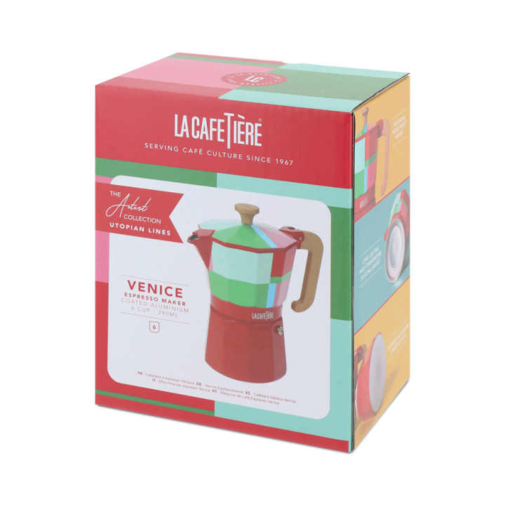 La Cafetière Venice 6 Kop. Espressokande Utopian Lines