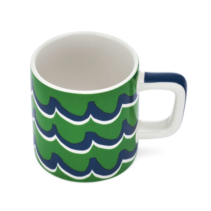 La Cafetiére Keramisk Espressokop Cyan Tides 12 cl 1 Stk