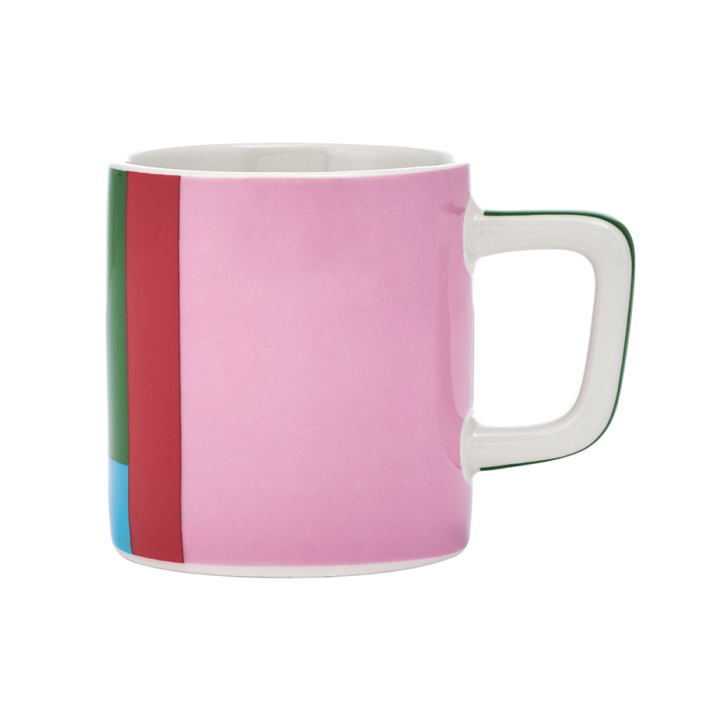 La Cafetiére Keramisk Espressokop Rød & Lyserød Utopian Lines 12 cl 1 Stk