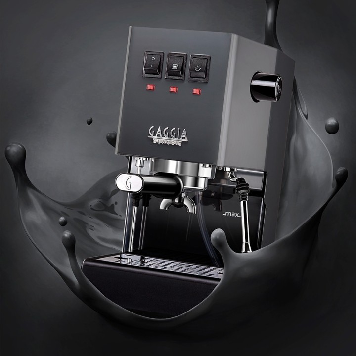 Gaggia Classic E24 Grå Espressomaskine Inkl. Baristaudstyr
