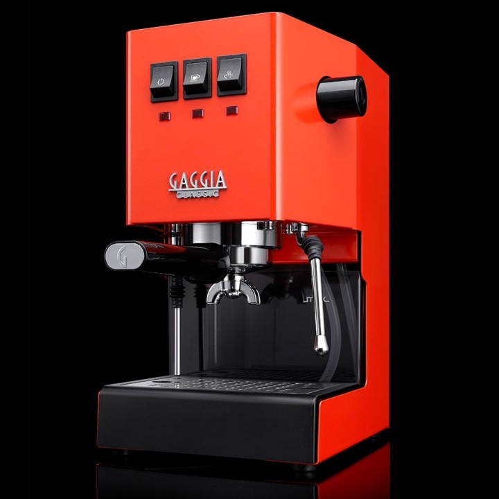 Gaggia Classic E24 Lobster Red Espressomaskine Inkl. Baristaudstyr