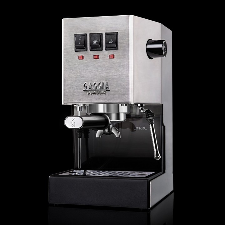 Gaggia Classic E24 Stål Espressomaskine Inkl. Baristaudstyr