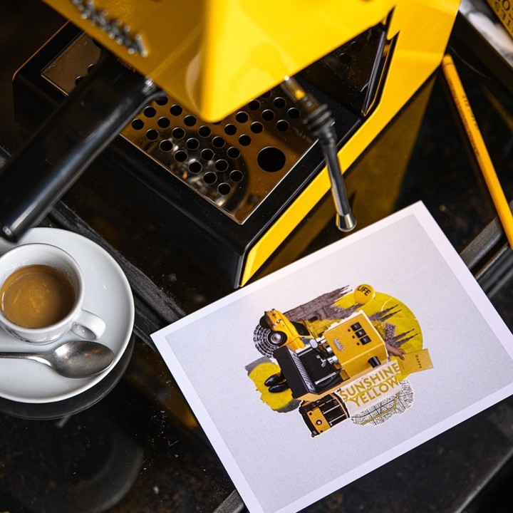 Gaggia Classic E24 Sunshine Yellow Espressomaskine Inkl. Baristaudstyr