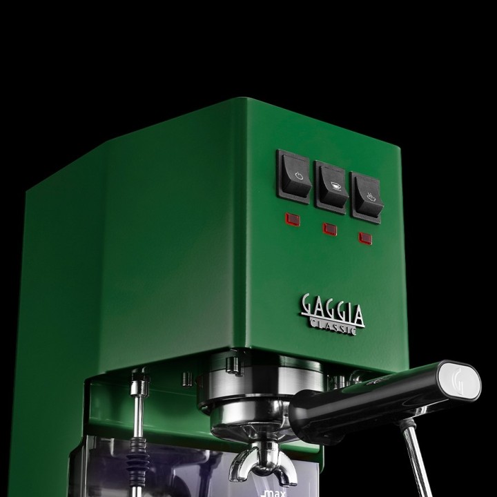 Gaggia Classic E24 Jungle Green Espressomaskine Inkl Eureka Mignon Zero 55s & Baristaudstyr