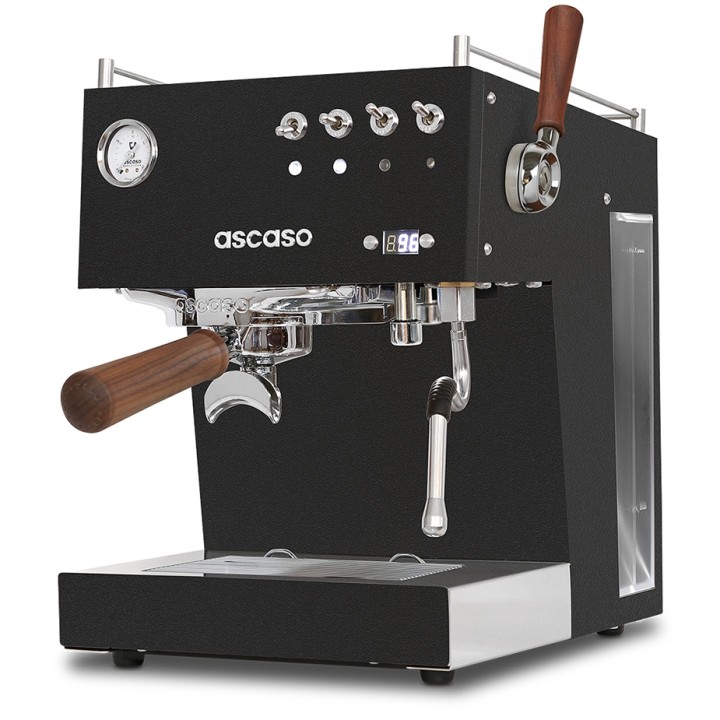 Ascaso Steel Duo Plus Black Espressomaskine Inkl. Eureka Mignon Libra 65 Kværn, Baristaudstyr, BRITA Vandfilterkande & Pleje