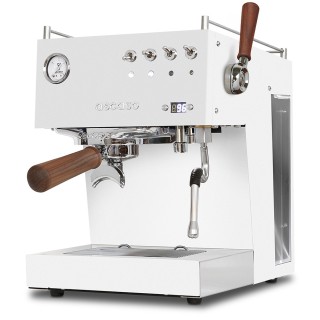 Ascaso Steel Duo Plus White Espressomaskine Inkl. Mahlkönig E64 WS Espressokværn Hvid & Baristaudstyr