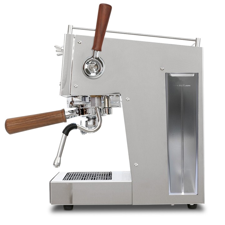 Ascaso Steel Duo Plus Poleret Stål Espressomaskine Inkl. Mahlkönig E64 WS Espressokværn Sort & Baristaudstyr