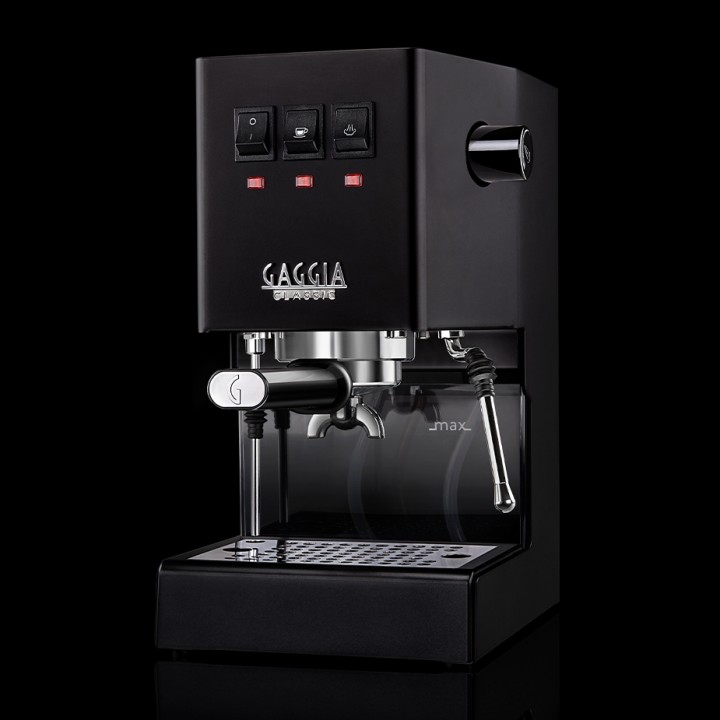 Gaggia Classic E24 Sort Espressomaskine Inkl. Eureka Mignon Zero 65 Speedy Mat sort Epsressokværn