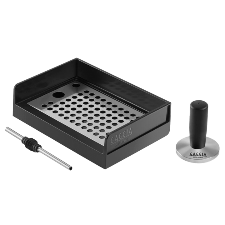 Gaggia Classic UP Sort Espressomaskine Inkl. Eureka Mignon Zero 65 Speedy Mat Sort Espressokværn