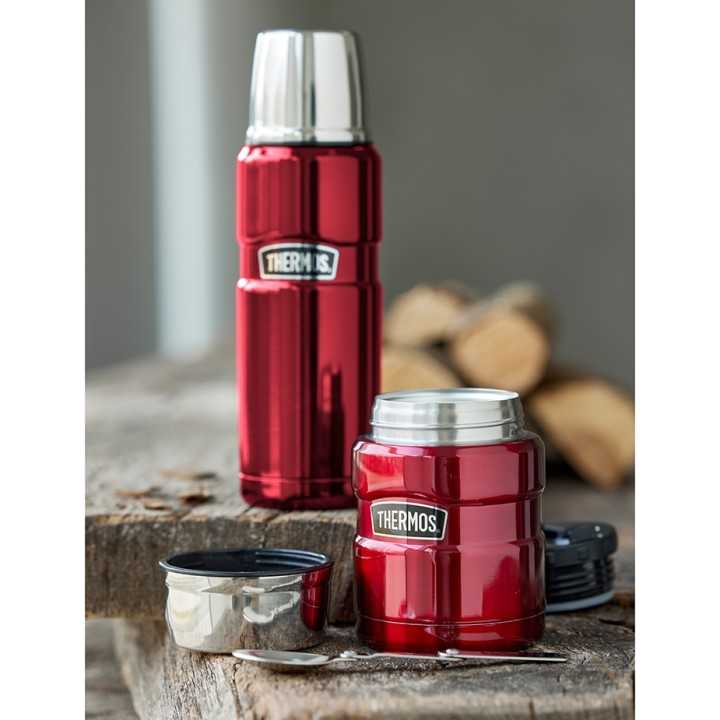 Thermos Madtermoflaske 0,47 L Mørkerød Thermos Madtermoflaske 0,47 L Mørkerød