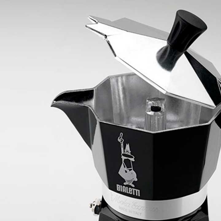 Bialetti Moka Express 3 Kop. Espressokande Sort Bialetti Moka Express 3 Kop. Espressokande Sort