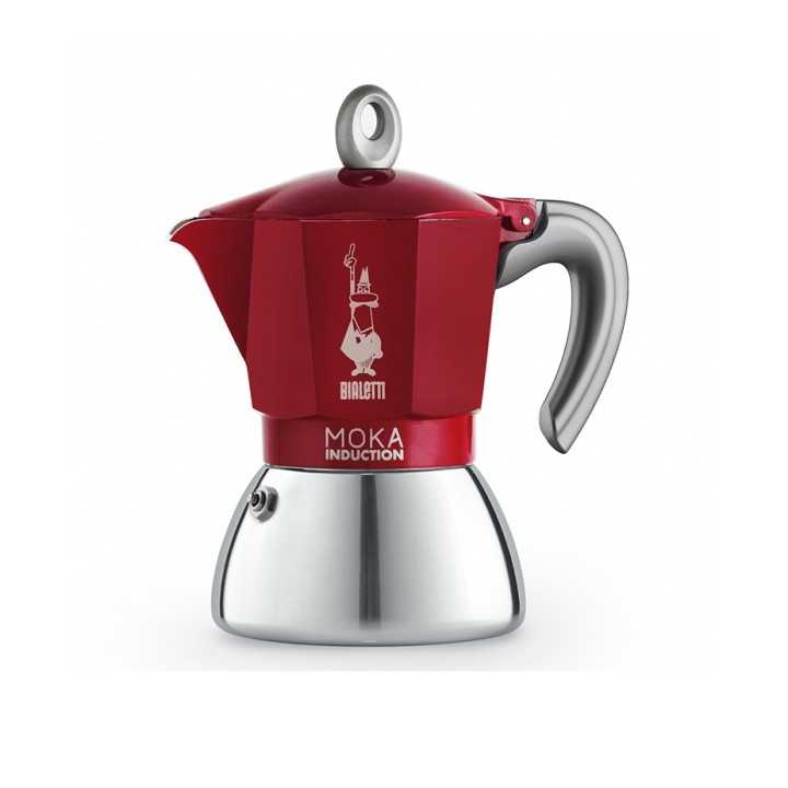 Bialetti Moka Induction 2 Kop. Espressokande Rød Bialetti Moka Induction 2 Kop. Espressokande Rød