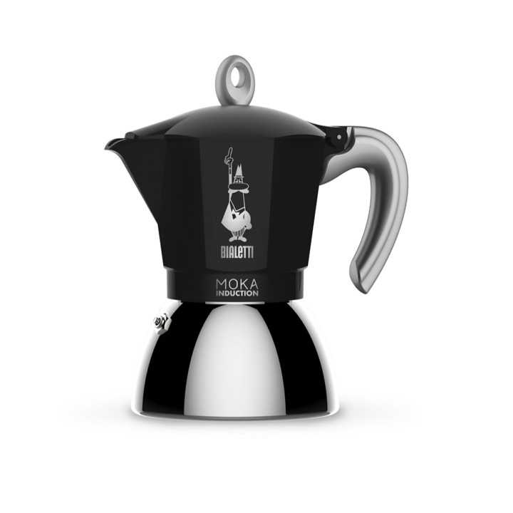 Bialetti Moka Induction 2 Kop. Espressokande Sort Bialetti Moka Induction 2 Kop. Espressokande Sort