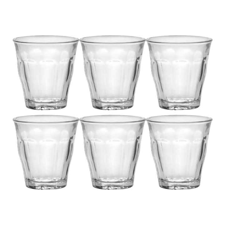 Duralex Picardie Caféglas 13cl 6 stk Duralex Picardie Caféglas 13cl 6 stk