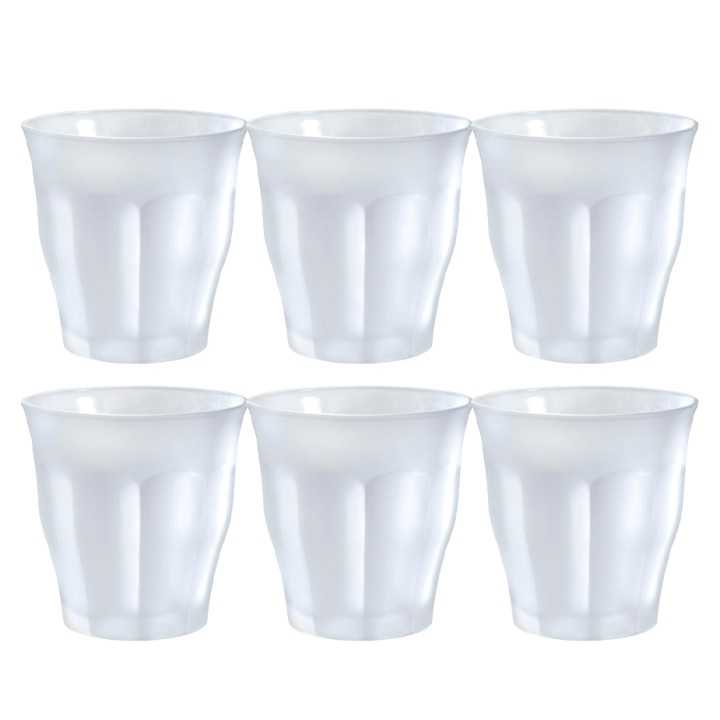 Duralex Picardie Caféglas 25 cl 6 Stk Frostad Duralex Picardie Caféglas 25 cl 6 Stk Frostad