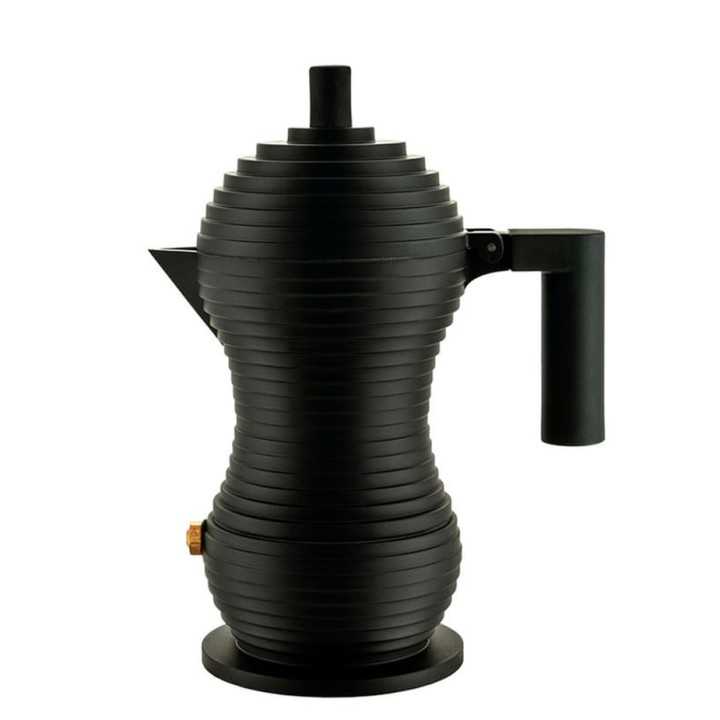 Alessi Pulcina 6 Kop. Espressokande Sort Alessi Pulcina 6 Kop. Espressokande Sort