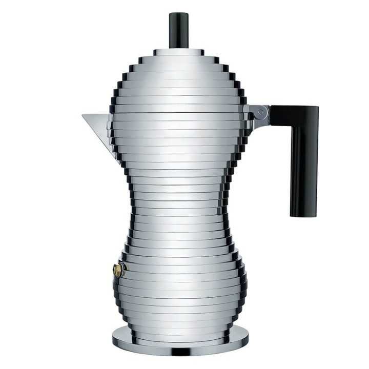 Alessi Pulcina 6 Kop. Espressokande Sort Alessi Pulcina 6 Kop. Espressokande Sort