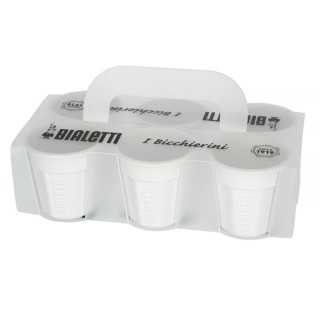 Bialetti Bicchierini Espressokopper 6 Stk Hvid