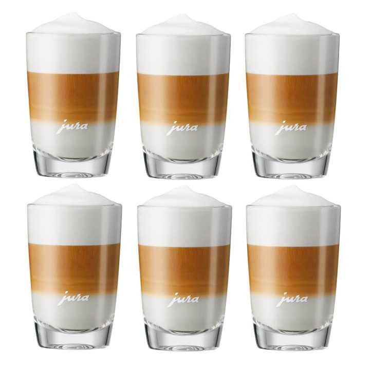 Jura Latte Macchiato Glas 22 cl 6 Stk Jura Latte Macchiato Glas 22 cl 6 Stk