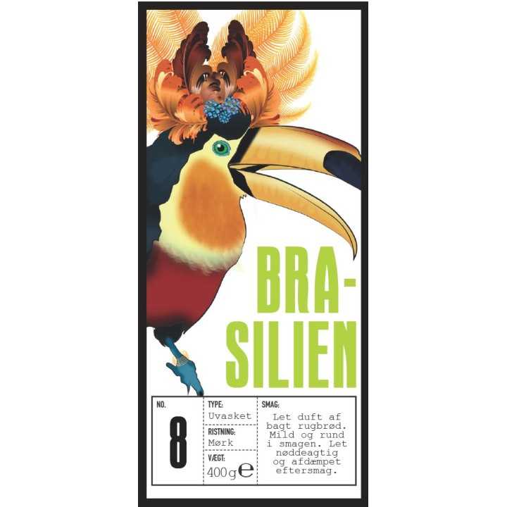 Rigtig Kaffe Brasilien No. 8 - 400g Rigtig Kaffe Brasilien No. 8 - 400g