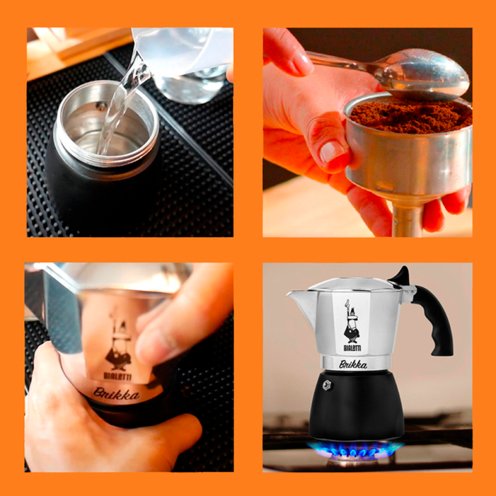 Bialetti Brikka 2 Kop. Espressokande Bialetti Brikka 2 Kop. Espressokande