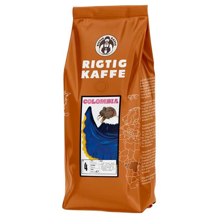 Rigtig Kaffe Colombia No. 4 - 7x400g Rigtig Kaffe Colombia No. 4 - 7x400g
