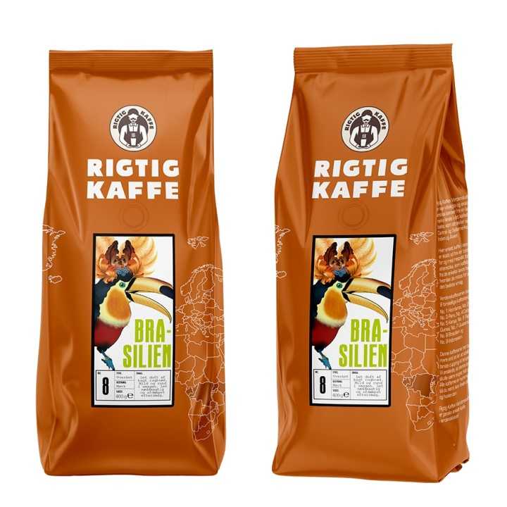 Rigtig Kaffe Brasilien No. 8 - 400g Rigtig Kaffe Brasilien No. 8 - 400g