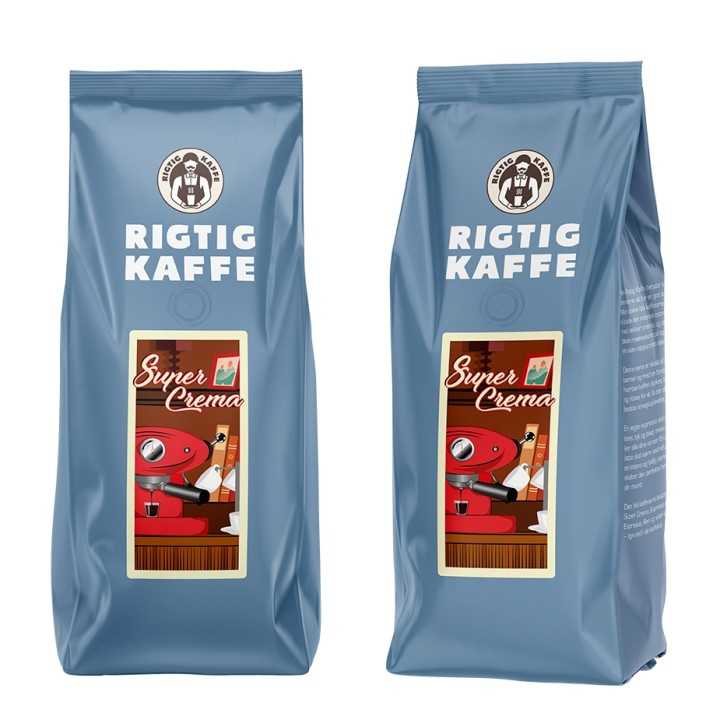 Rigtig Kaffe Super Crema 500g Rigtig Kaffe Super Crema 500g