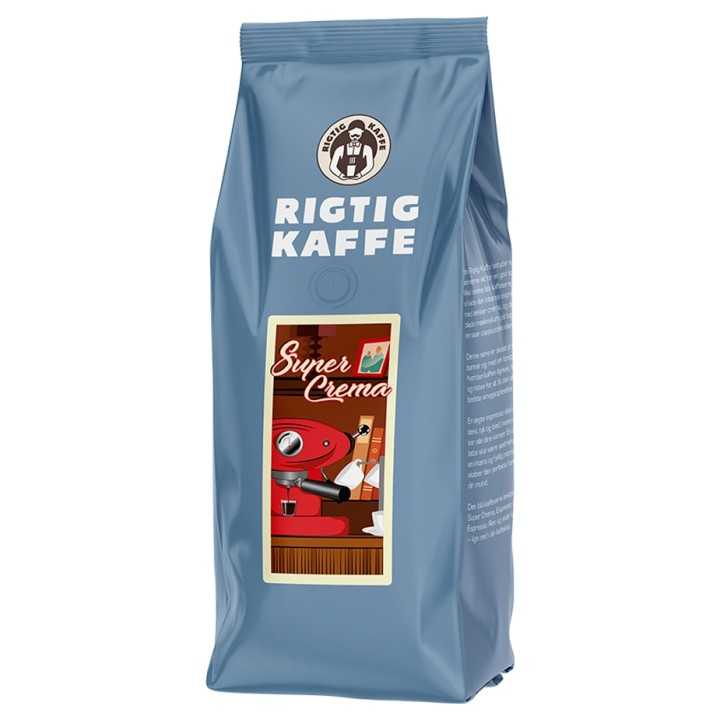 Rigtig Kaffe Super Crema 500g Rigtig Kaffe Super Crema 500g