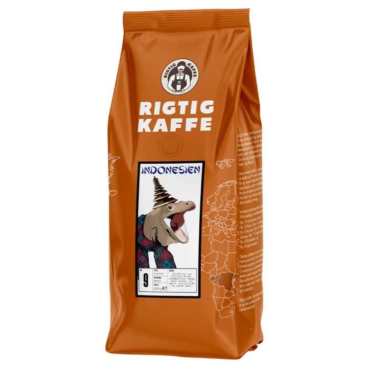 Rigtig Kaffe Indonesien No. 9 - 400g Rigtig Kaffe Indonesien No. 9 - 400g