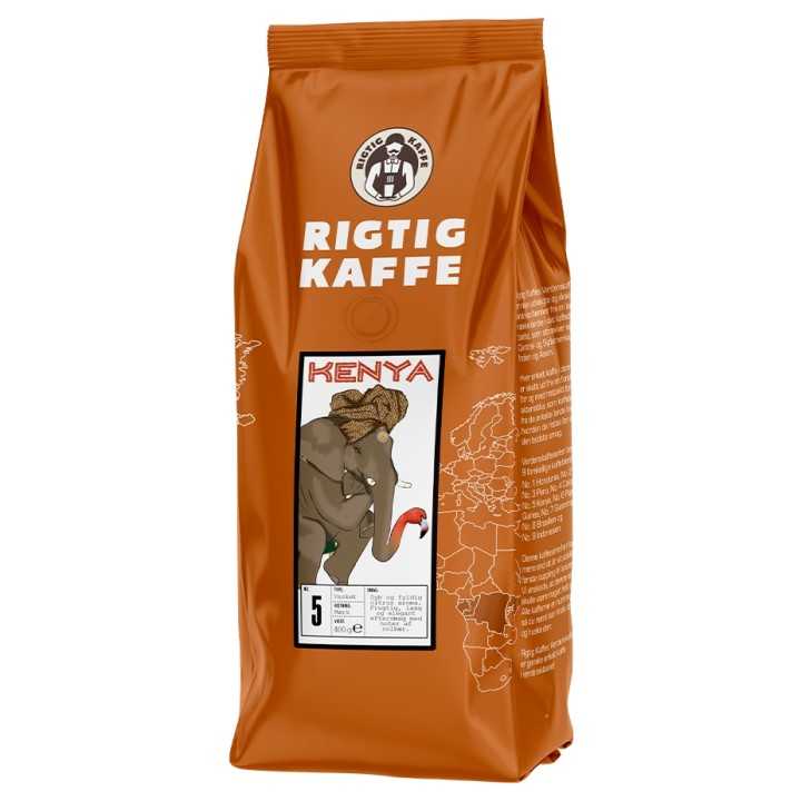 Rigtig Kaffe Kenya No. 5 - 400g Rigtig Kaffe Kenya No. 5 - 400g