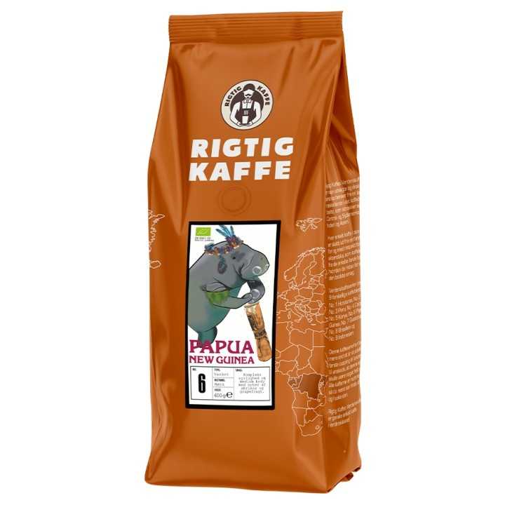 Rigtig Kaffe Papua New Guinea No. 6 - 400g Rigtig Kaffe Papua New Guinea No. 6 - 400g