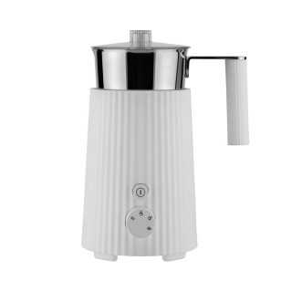 Alessi Plissé Pulcina Elektrisk Mælkeskummer Hvid