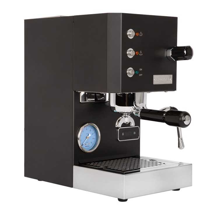 Profitec GO Mat Sort Espressomaskine Model 2025 Inkl. Macap M2E Espressokværn, Baristaudstyr & Kaffe