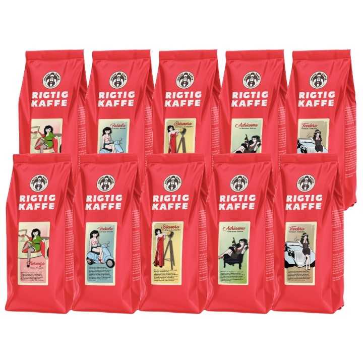 Rigtig Kaffe Mixpakke 5kg Rigtig Kaffe Mixpakke 5kg