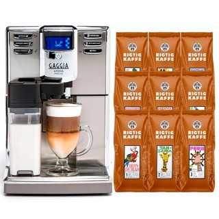 Gaggia Anima Prestige Stål Inkl. 9x400g Verdenskaffe