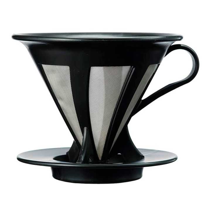 Hario Cafeor 02 Dripper Sort 2 Kop. Hario Cafeor 02 Dripper Sort 2 Kop.
