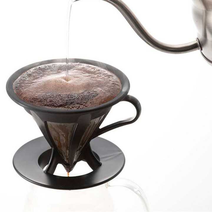 Hario Cafeor 02 Dripper Sort 2 Kop. Hario Cafeor 02 Dripper Sort 2 Kop.
