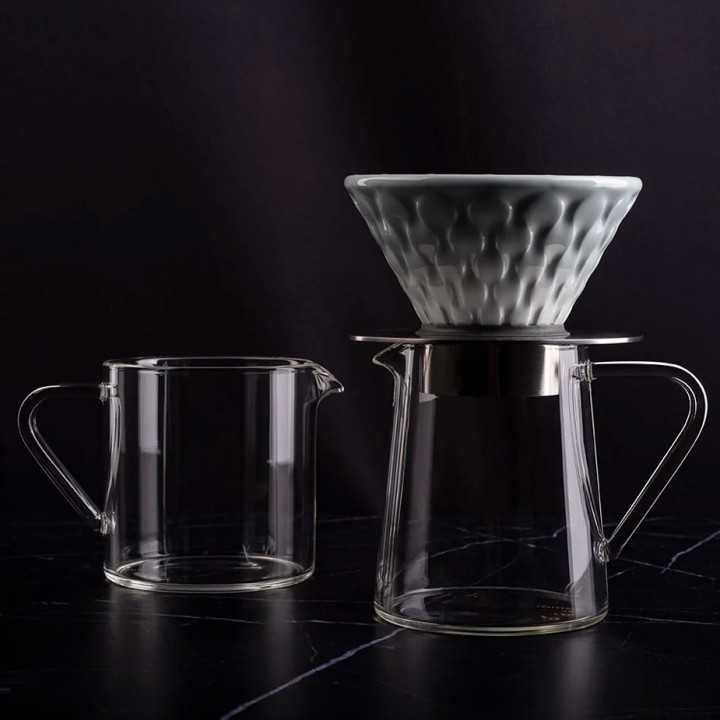 Loveramics Brewers Mellow Dripper Celadon Blå 2 Kop Inkl. Stand Metallic