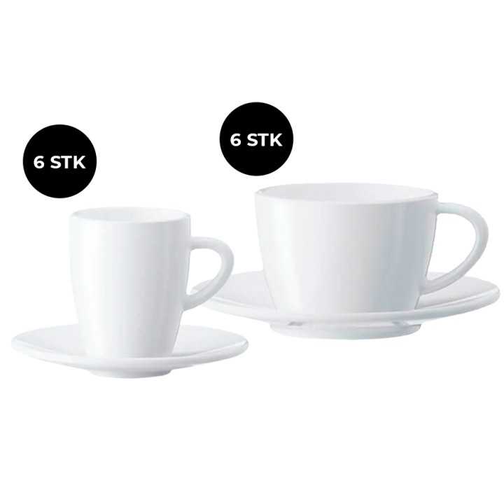 Jura Espresso- og Cappuccinokopper 12 Stk Jura Espresso- og Cappuccinokopper 12 Stk