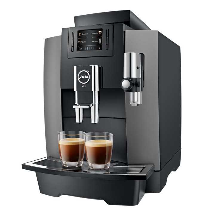 Jura WE8 (EA) Espressomaskine Inkl. 2,5L Cooler, Pleje & 6kg Kaffe