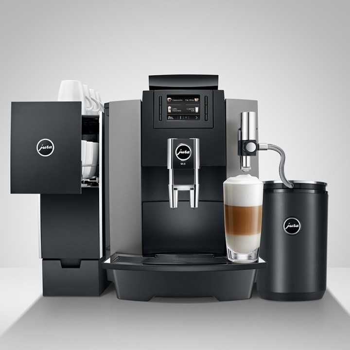 Jura WE8 (EA) Espressomaskine Inkl. 2,5L Cooler, Pleje & 6kg Kaffe